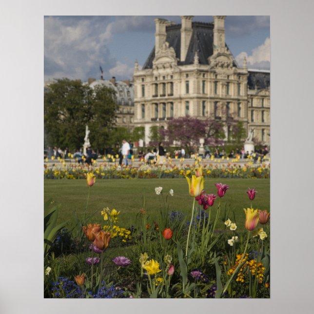 Affiches Jardin des Tuileries, Louvre, Paris, France (Devant)
