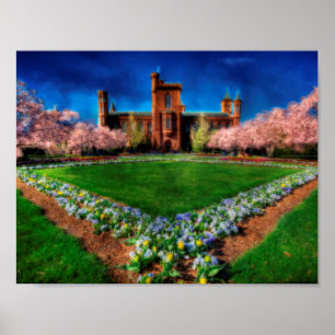 Affiches Jardin du château de Smithsonian Les fleurs de cer