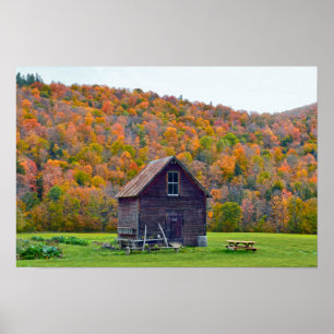 Affiches Jardin du Vermont en automne