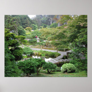 Affiches Jardin japonais de thé
