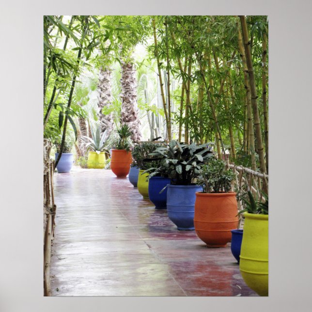 Affiches Jardin Majorelle, Jardin Majorelle, maintenant pub (Devant)