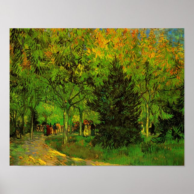 Affiches Jardin public de Lane Arles Van Gogh Art Art Art A (Devant)