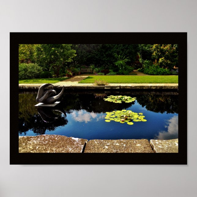 Affiches Jardin sculpté (Devant)