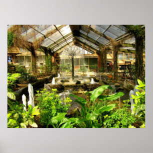 Affiches Jardin tropical sous verre