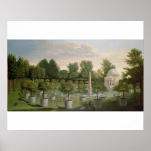 Affiches Jardins de Chambre de Chiswick (huile sur la
