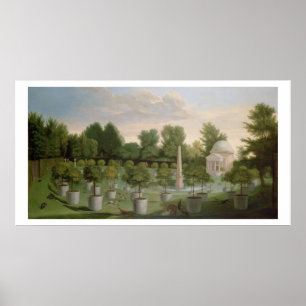 Affiches Jardins de Chambre de Chiswick (huile sur la
