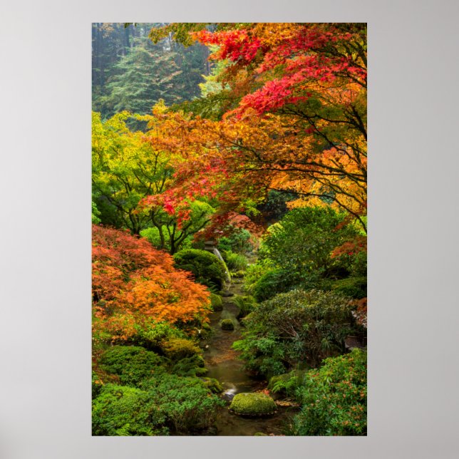 Affiches Jardins Japonais En Automne À Portland, Oregon 2 (Devant)