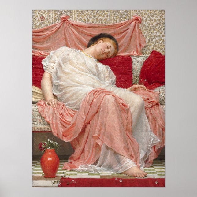 Affiches Jasmine par Albert Joseph Moore, Beaux-Arts victor (Devant)