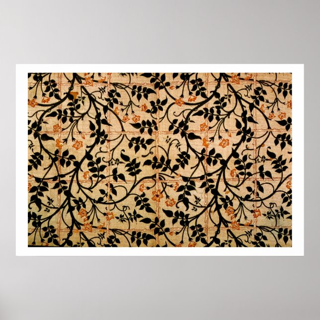 Affiches Jasmine trail curtain design, 1868-70 (Devant)