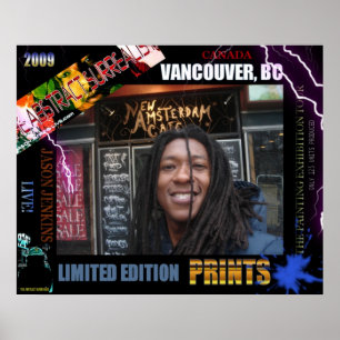 AFFICHES JASON JENKINS EN CONCERT À VANCOUVER ÉDITION LIMIT