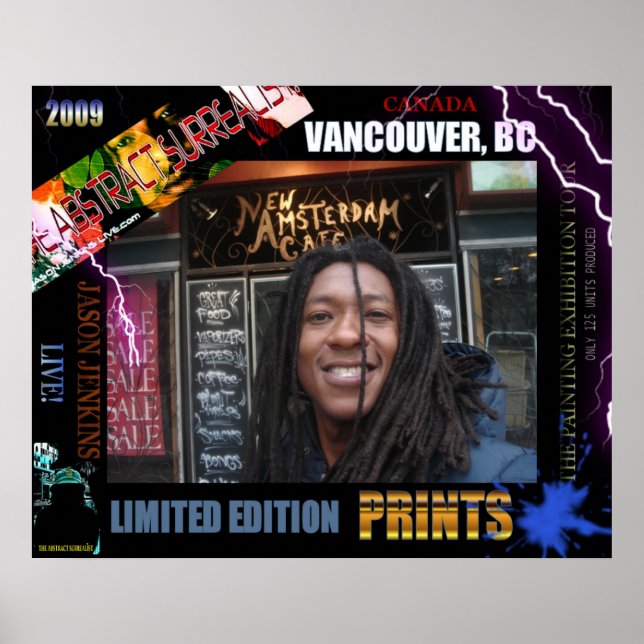 AFFICHES JASON JENKINS LIVE VANCOUVER LIMITED EDITION IMPRI (Devant)