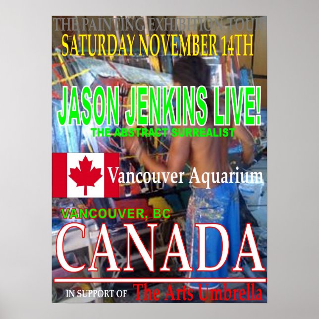 AFFICHES JASON JENKINS VIT AU CANADA (Devant)