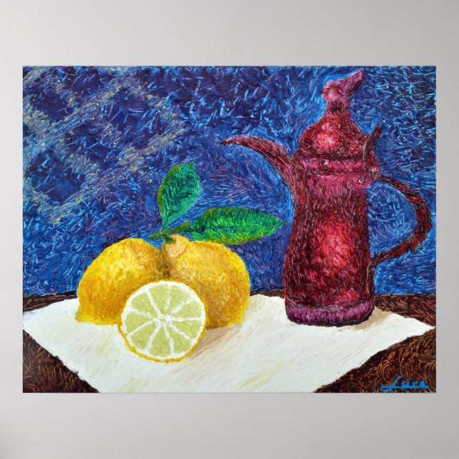 Affiches Jaune citron (Devant)