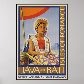 Affiches Java et Bali Isles of Romance