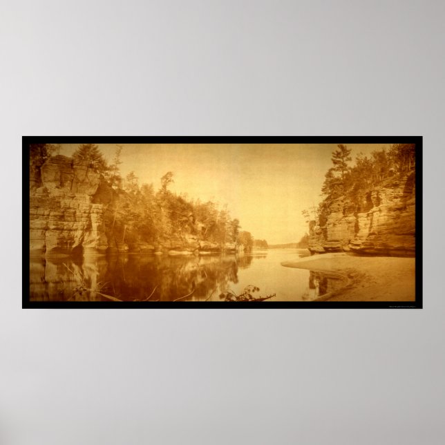 Affiches Jaws of the Wisconsin Dells Photo 1894 (Devant)