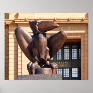 Affiches Jayhawk de bronze