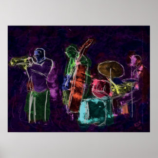 Affiches Jazz Band