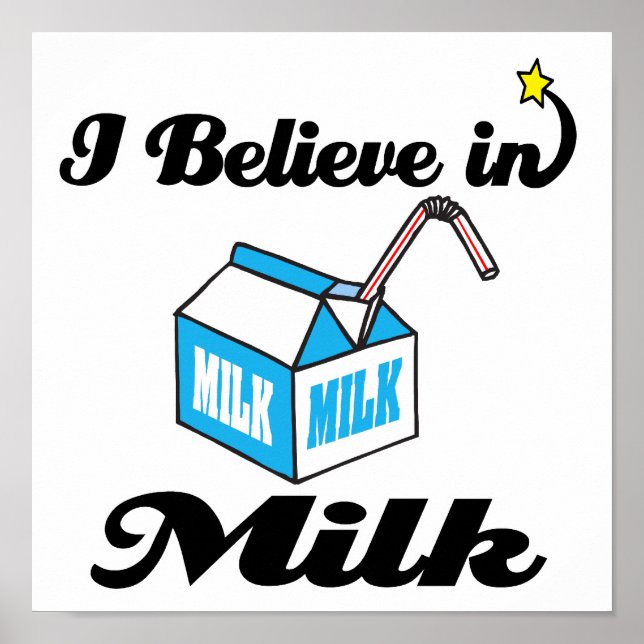 Affiches je crois au lait (Devant)