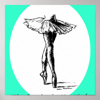 Affiches Je danse dans mon esprit