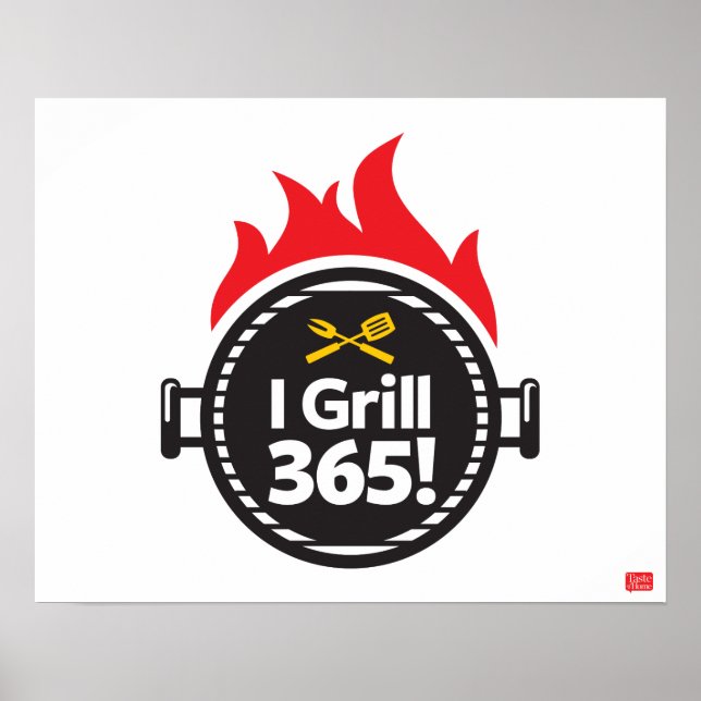 Affiches Je Grille 365 ! (Devant)