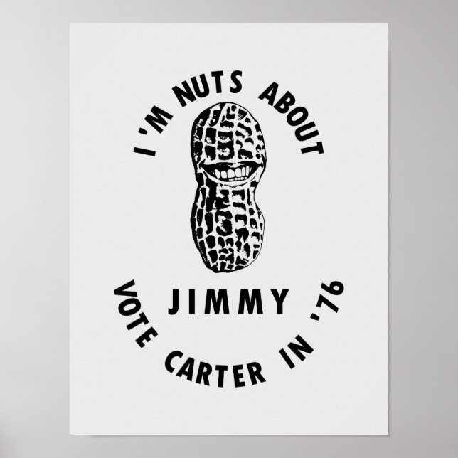 Affiches Je ne sais pas ce qu’est Jimmy - Carter Élection d (Devant)