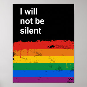 Affiches Je ne serai pas silencieux