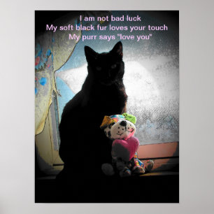 Affiches Je ne suis pas malchanceux - haiku