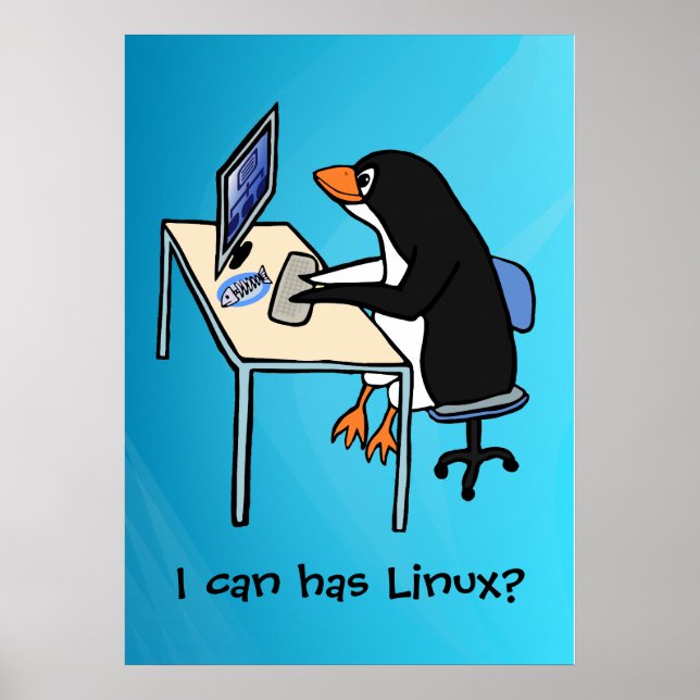 Affiches Je peux avoir Linux ? (Devant)