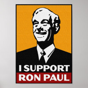 AFFICHES JE SOUTIENS RON PAUL 2012 POUR LE PRÉSIDENT
