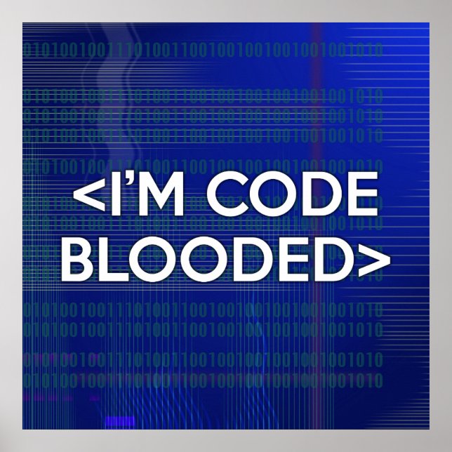 AFFICHES JE SUIS ACCRO AU CODE (Devant)