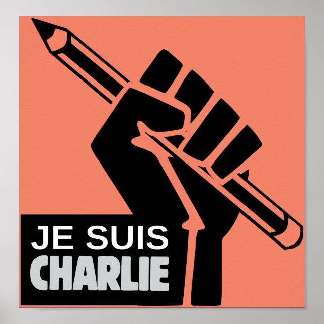 Affiches Je suis Charlie (Devant)