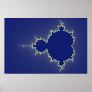 Affiches Je Suis Si Bleu - Fractal