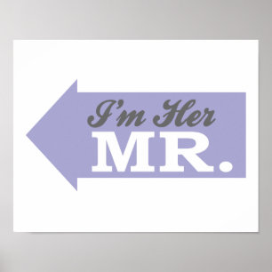 Affiches Je suis Son Mr. (Flèche violette)