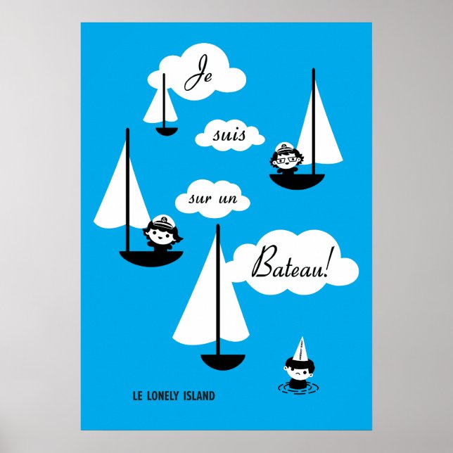Affiches Je suis sur un Bateau ! (Devant)