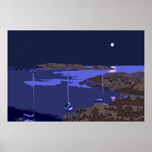 Affiches Je suis sur un bateau (Devant)