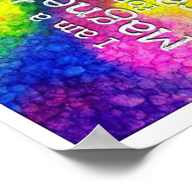 Affiches Je suis un aimant pour l'affiche d'affirmation mir (Coin)