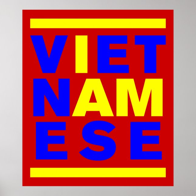 AFFICHES JE SUIS VIETNAMAIS (Devant)