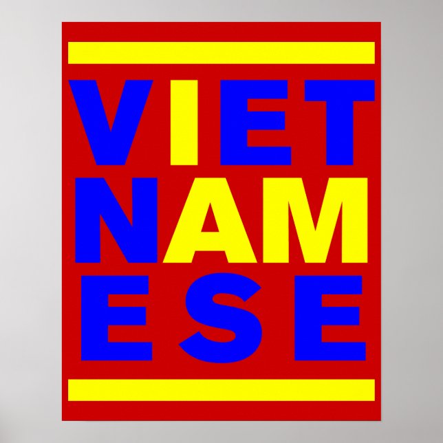 AFFICHES JE SUIS VIETNAMAIS (Devant)