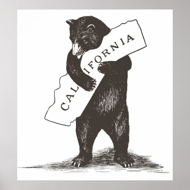 Affiches Je T'Aime Californie (Devant)