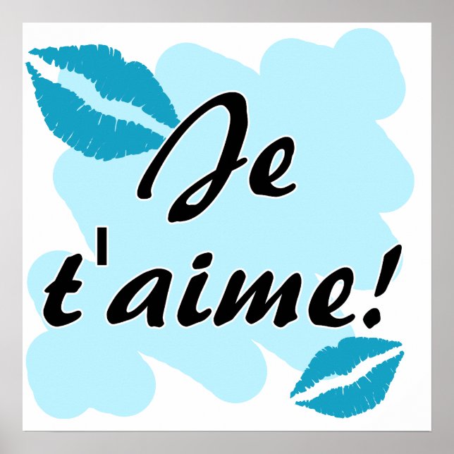 Affiches Je t'aime ! - Français Je vous aime (Devant)