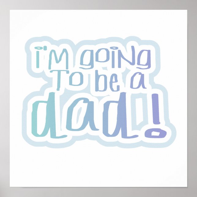 Affiches Je vais être un cadeau papa (Devant)