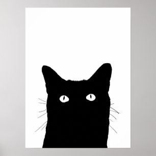 Affiches Je vois le chat cliquer sur pour choisir votre