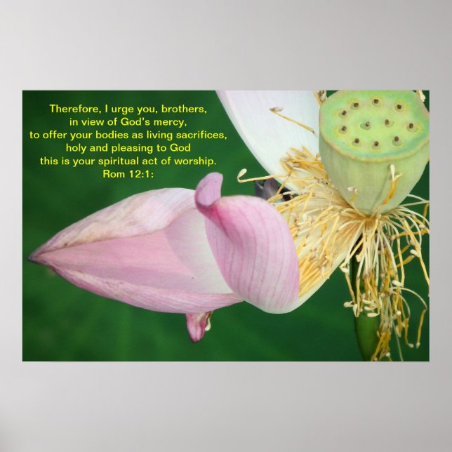 Affiches Je vous exhorte donc, frères (Devant)