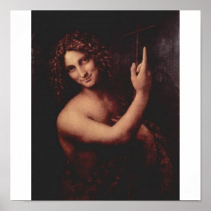Affiches Jean-Baptist par Leonardo da Vinci C. 1513-1516