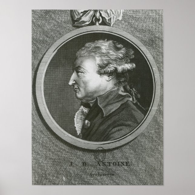 Affiches Jean Denis Antoine  architect (Devant)