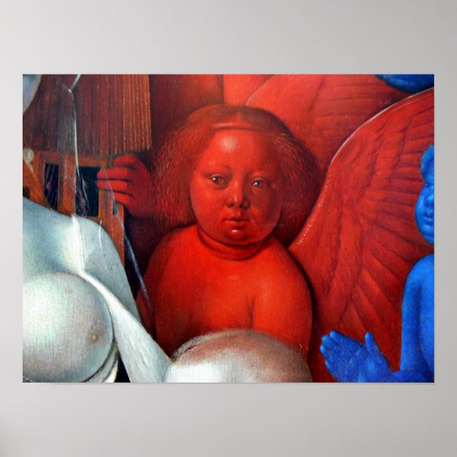 Affiches Jean Fouquet - Madonna and Child Detail (Devant)