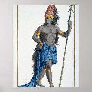 Affiches Jean, roi du Congo, gravé par Pierre Duflos