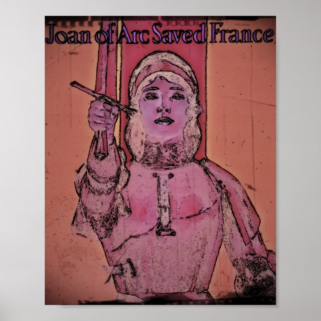 Affiches Jeanne d'Arc 2ÈME GUERRE MONDIALE Acheter des obli (Devant)