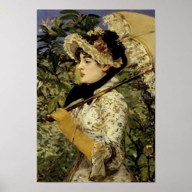 Affiches Jeanne : Printemps 1881 par Manet (Devant)