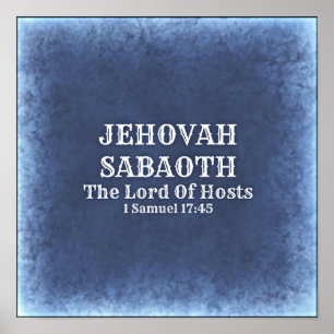 Affiches Jehovah Sabaoth